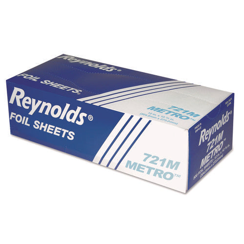 Image of Reynolds Wrap® Metro Pop-Up Aluminum Foil Sheets, 10.75 x 12, 500/Box, 6 Boxes/Carton