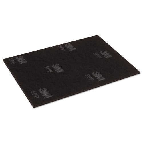 Image of Scotch-Brite Surface Preparation Pad Sheets, 14 X 28, Maroon, 10/carton
