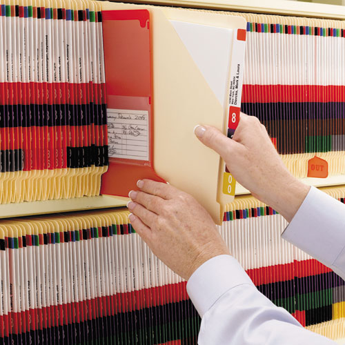 Image of Smead End Tab Jackets With Reinforced Tabs, Straight Tab, Letter Size, 11-Pt Manila, 100/box