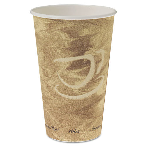 Image of SOLO® Mistique Hot Paper Cups, 16 oz, Mistique Design, 50/Sleeve, 20 Sleeves/Carton