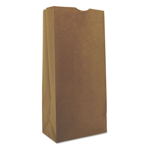 Image of Ross & Wallace Paper Products Grocery Paper Bags, #25 Size, 8.25" x 5.38" x 18", Natural, 500/Bundle