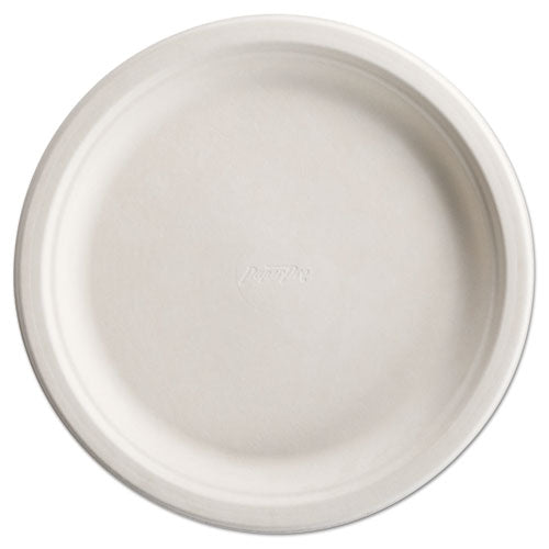 Image of Chinet® PaperPro Naturals Fiber Dinnerware, Plate, Paper, 10.5" dia, Natural, 125/Pack, 4 Packs/Carton