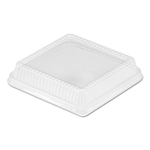 Image of HFA® Plastic Dome Lid, 8.25 x 8.25 x 1.5, Clear, 500/Carton
