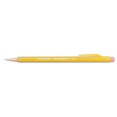 Image of Paper Mate® Sharpwriter Mechanical Pencil Value Pack, 0.7 mm, HB (#2), Black Lead, Classic Yellow Barrel, 36/Box