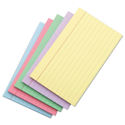 Image of Universal® Index Cards, Ruled, 5 X 8, Assorted, 100/pack