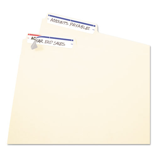 Image of Avery® Printable 4" X 6" - Permanent File Folder Labels, 0.69 X 3.44, White, 7/sheet, 36 Sheets/pack, (5200)