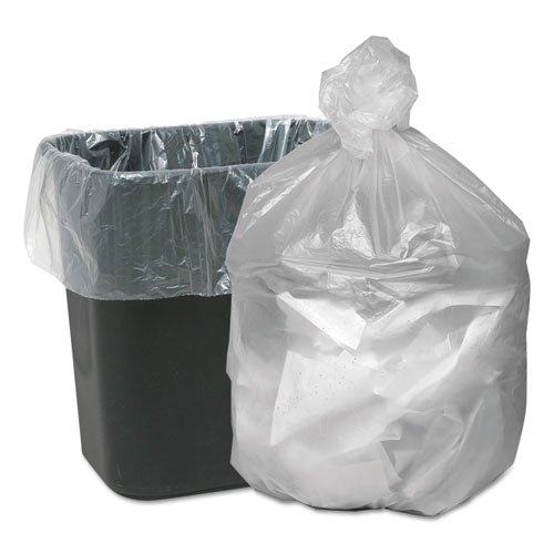 Image of Good 'n Tuff® Waste Can Liners, 16 gal, 6 mic, 24" x 31", Natural, 50 Bags/Roll, 20 Rolls/Carton