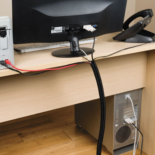 Image of D-Line® Cable Tidy Tube, 1" Diameter X 43" Long, Black