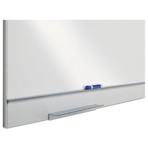 Image of Iceberg Polarity Magnetic Dry Erase White Board, 72" x 46", White Surface, Satin Aluminum Frame