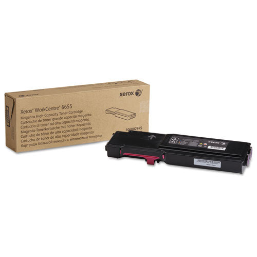 Image of Xerox® 106r02745 Toner, 7,500 Page-Yield, Magenta