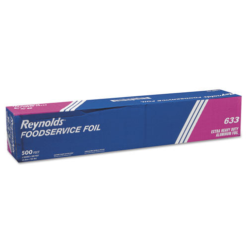 Image of Reynolds Wrap® Extra Heavy-Duty Aluminum Foil Roll, 24" x 500 ft