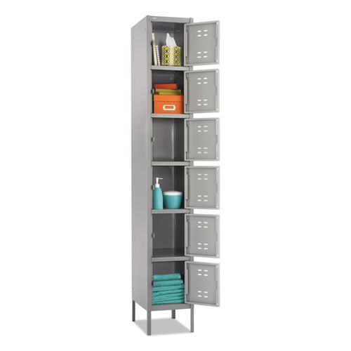 Image of Safco® Box Locker, 12w X 18d X 78h, Two-Tone Gray
