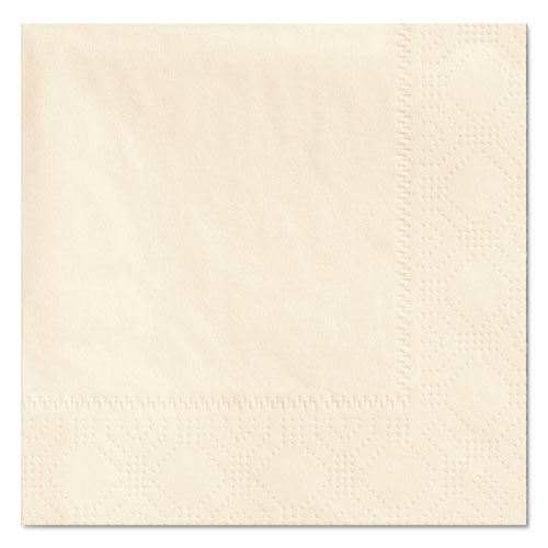 Image of Hoffmaster® Beverage Napkins, 2-Ply, 9 1/2 X 9 1/2, Ecru, 1000/carton