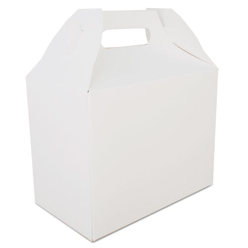 Image of SCT® Carryout Barn Boxes, 10 lb, 8.88 x 5 x 6.75, White, Paper, 150/Carton
