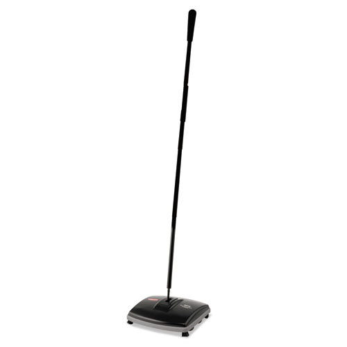 Image of Rubbermaid® Commercial Floor And Carpet Sweeper, 44" Handle, Black/gray
