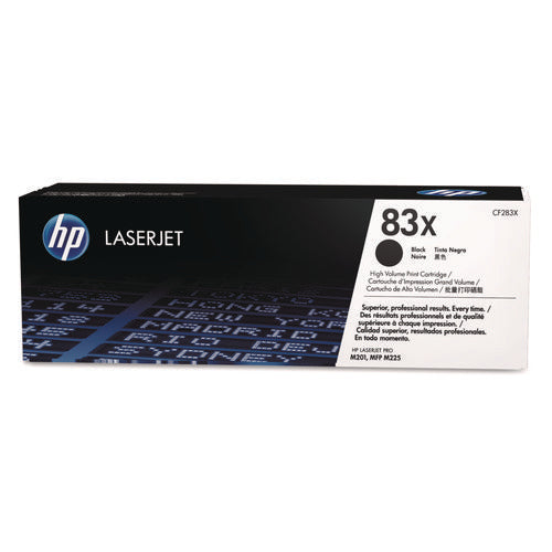 Image of HP HP 83x, (cf283x) High-Yield Black Original Laserjet Toner Cartridge