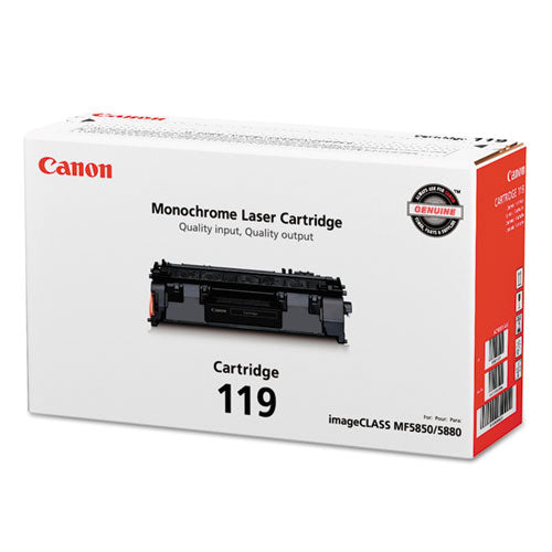 Image of Canon® 3479b001 (crg-119) Toner, 2,100 Page-Yield, Black