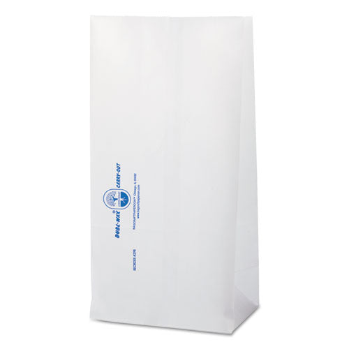 Image of Bagcraft Dubl Wax SOS Bakery Bags, 6.13" x 4" x 12.38", White, 1,000/Carton