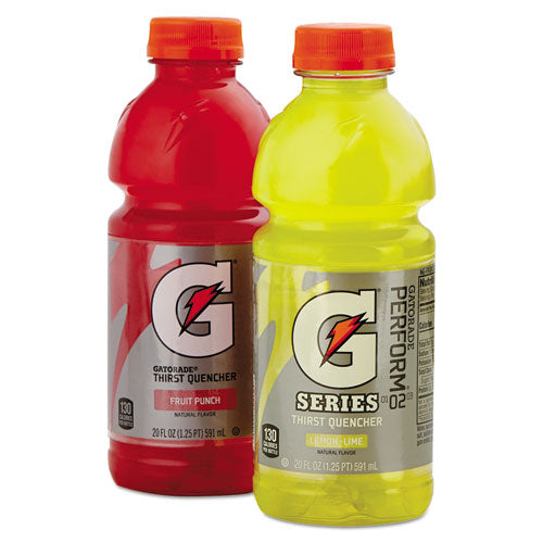 Image of Gatorade® G-Series Perform 02 Thirst Quencher Fruit Punch, 20 Oz Bottle, 24/carton