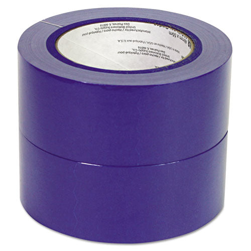 Image of Universal® Premium Blue Masking Tape With Uv Resistance, 3" Core, 48 Mm X 54.8 M, Blue, 2/pack