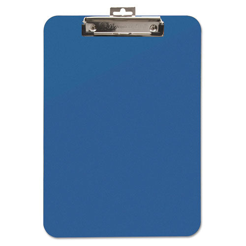 Image of Mobile OPS® Unbreakable Recycled Clipboard, 0.25" Clip Capacity, Holds 8.5 x 11 Sheets, Blue