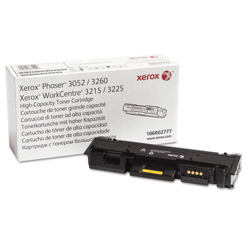 Image of Xerox® 106r02777 High-Yield Toner, 3,000 Page-Yield, Black