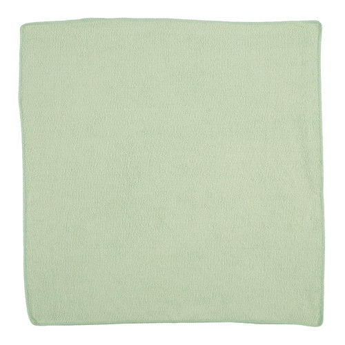 Image of Rubbermaid® Commercial Microfiber Cleaning Cloths, 16 X 16, Green, 24/pack