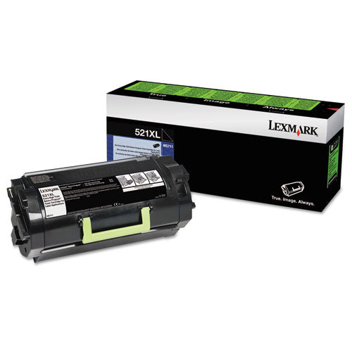 Image of Lexmark 52d1x0l Return Program Extra High-Yield Toner, 45,000 Page-Yield, Black