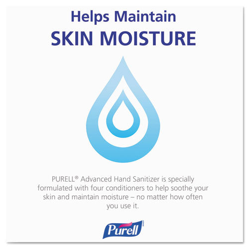 Image of PURELL® Advanced Hand Sanitizer Green Certified Gel Refill, For ADX-7 Dispensers, 700 mL, Fragrance-Free, 4/Carton