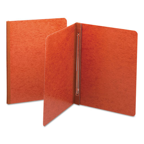 Image of Smead Prong Fastener Premium Pressboard Report Cover, Two-Piece Prong Fastener, 3" Capacity, 8.5 X 11, Red/red