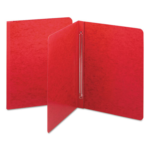 Image of Smead Prong Fastener Premium Pressboard Report Cover, Two-Piece Prong Fastener, 3" Capacity, 8.5 X 11, Bright Red/bright Red
