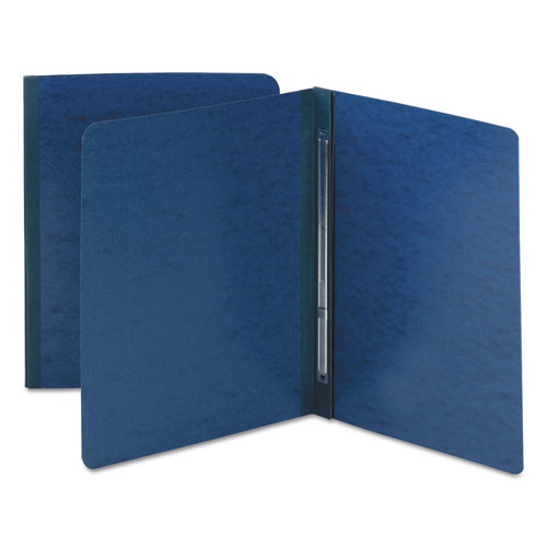 Image of Smead Prong Fastener Premium Pressboard Report Cover, Two-Piece Prong Fastener, 3" Capacity, 8.5 X 11, Dark Blue/dark Blue