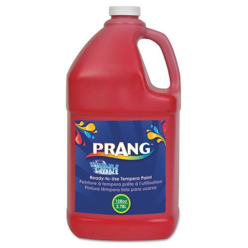 Image of Prang® Washable Paint, Red, 1 Gal Bottle