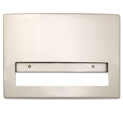 Image of Bobrick Stanless Steel Toilet Seat Cover Dispenser, Conturaseries, 15.75 X 2.25 X 11.25, Satin Finish
