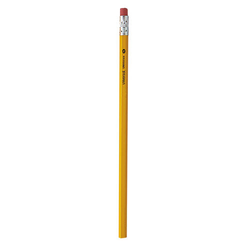 Image of Universal #2 Woodcase Pencil Value Pack, HB (#2), Black Lead, Yellow Barrel, 144/Box