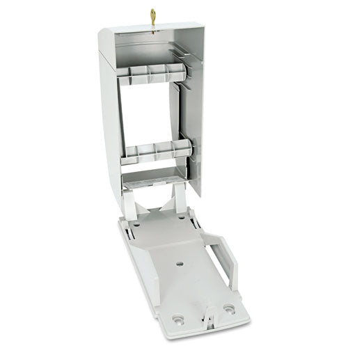 Image of Bobrick Matrix Series Two-Roll Tissue Dispenser, 6.25 x 6.88 x 13.5, Gray