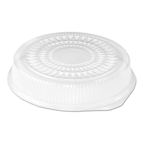 Image of HFA® Round Plastic Dome Lid, Embossed, Fits 212/213, 16" Diameter, Clear, 25/Carton