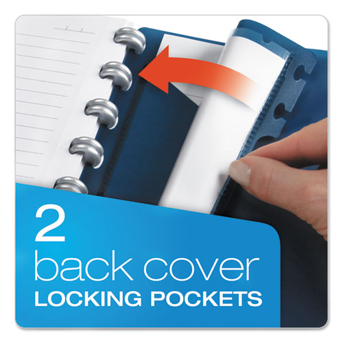 Image of Ampad® Versa Crossover Notebook, 3-Subject, Wide/Legal Rule, Navy Cover, (60) 11 x 8.5 Sheets