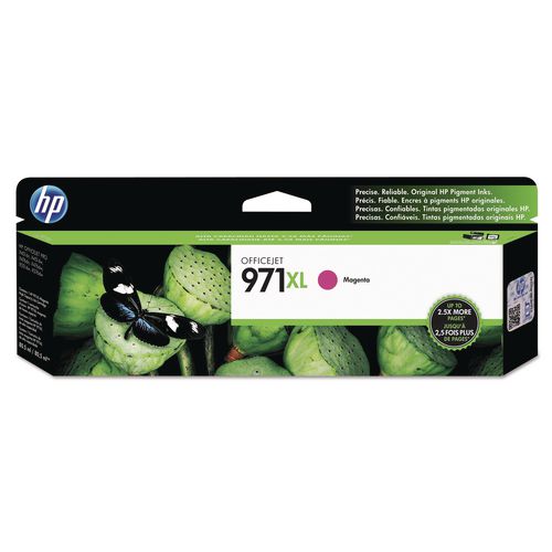Image of HP HP 971xl, (cn627am) High-Yield Magenta Original Ink Cartridge