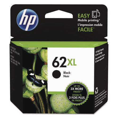 Image of HP HP 62xl, (c2p05an) High-Yield Black Original Ink Cartridge