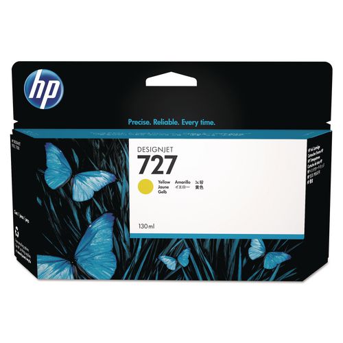 Image of HP HP 727, (b3p21a) Yellow Original Ink Cartridge