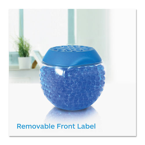 Image of BRIGHT Air® Scent Gems Odor Eliminator, Cool And Clean, Blue, 10 Oz Jar, 6/carton