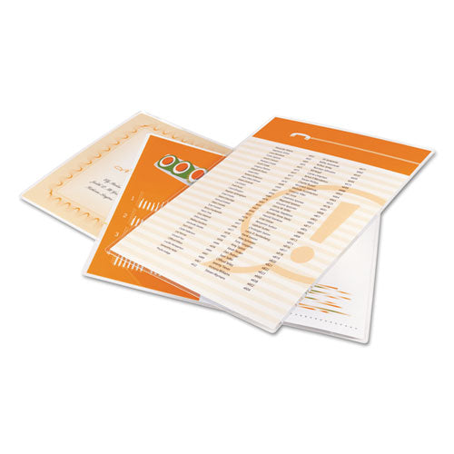 Image of GBC® Ultraclear Thermal Laminating Pouches, 3 Mil, 9" X 11.5", Gloss Clear, 100/pack