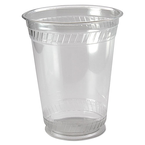 Image of Fabri-Kal® Greenware Cold Drink Cups, 16 oz, Sugarcane, Clear, 50/Sleeve, 20 Sleeves/Carton