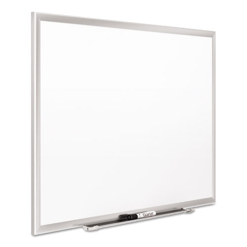 Image of Quartet® Classic Series Porcelain Magnetic Dry Erase Board, 36" x 24", White Surface, Satin Aluminum Frame