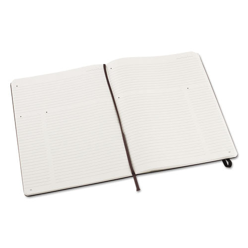 Image of Moleskine® Professional Notebook, 1-Subject, Narrow Rule, Black Hardcover, (192) 9.75 x 7.5 Sheets