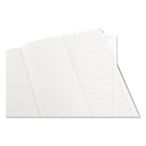Image of Moleskine® Professional Notebook, 1-Subject, Narrow Rule, Black Hardcover, (192) 9.75 x 7.5 Sheets