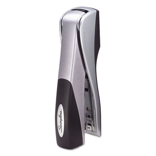 Image of Swingline® Optima Grip Full Strip Stapler, 25-Sheet Capacity, Silver