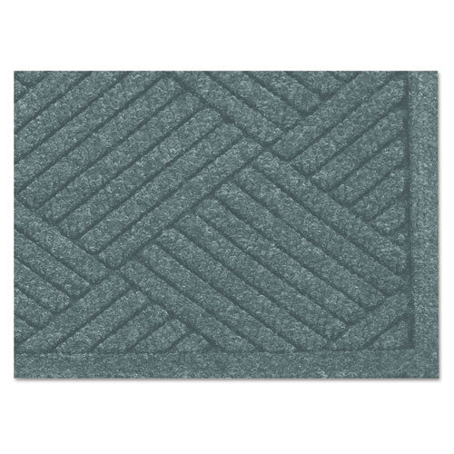 Image of Guardian Ecoguard Diamond Floor Mat, Single Fan, 48 X 96, Charcoal