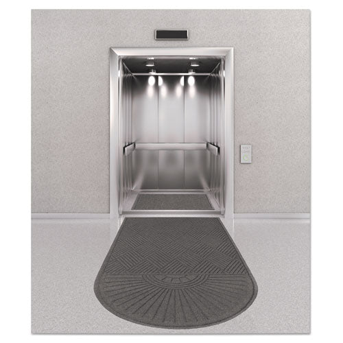 Image of Guardian Ecoguard Diamond Floor Mat, Single Fan, 36 X 72, Charcoal